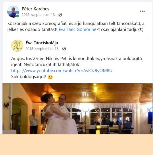 Karches Péter ajánlás