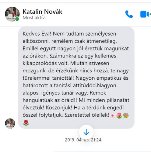 Novák Katalin ajánlás
