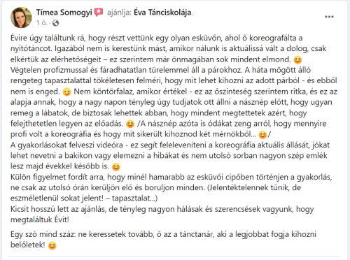 Somogyi Timi ajánlása