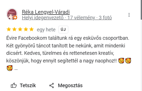 Váradi Réka ajánlása