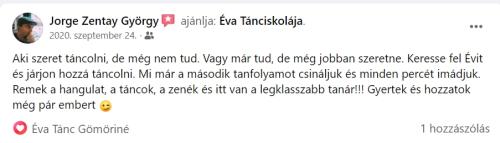Zentai György Jorge ajánlása